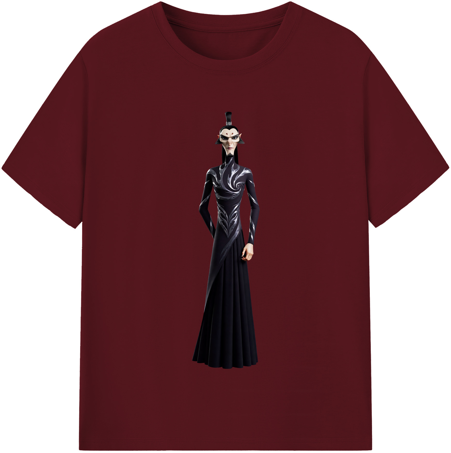 （画像用） Ne Zha 2 ナタ 魔童の大暴れ 綿100％半袖Tシャツ（フロントプリント）